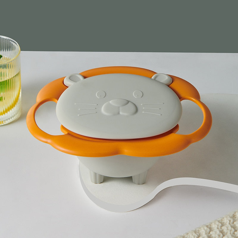 Happy-Bowl™ - Bol Gyroscopique 360° anti déversement | Bébé - Enfant