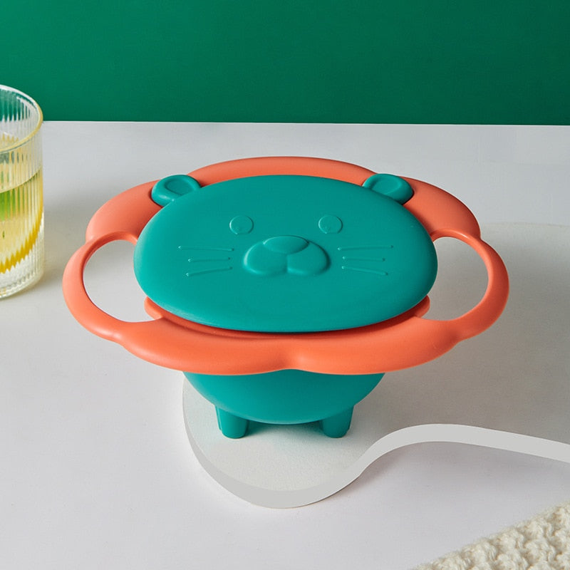 Happy-Bowl™ - Bol Gyroscopique 360° anti déversement | Bébé - Enfant